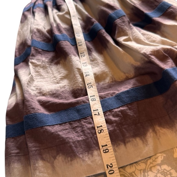 Edme & Esyllte  Striped Brown and Blue Women's Skirt size 6 - Picture 4 of 7